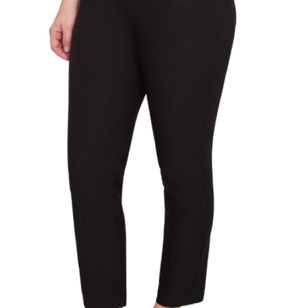 Ruby Rd Black Cropped Ankle Pants & Jumpsuits